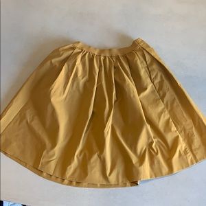 Mustard color full skirt